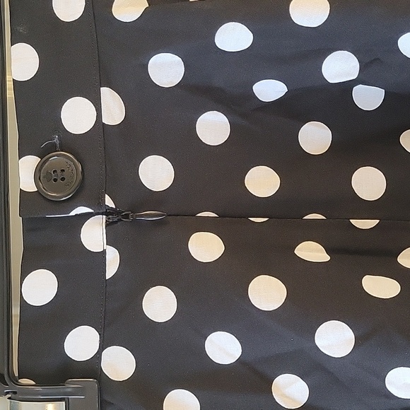 Polka Dot Flare Skirt - Black and White NWT - Picture 14 of 14